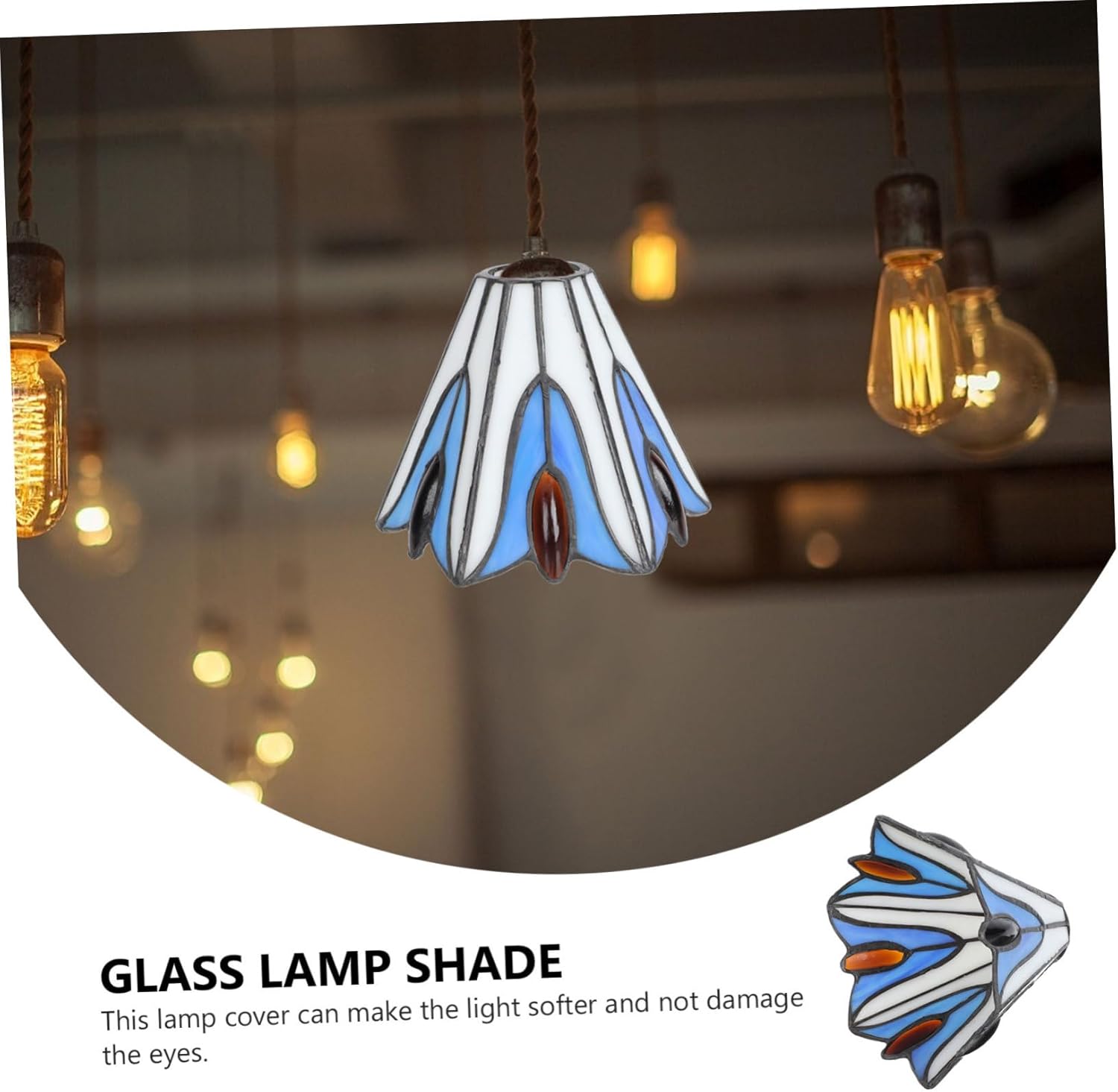 Creative Decorative Glass Lampshade Home Use Light Cover for Wall Ceiling and Table Lamps Stylish Design for Enhancing Ambiance