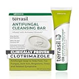 Antifungal Treatment (2-Product Kit 14g Tube + 75g Soap bar) Antifungal Cream with Clotrimazole and Natural Ingredients, Relief for Ringworm, Jock Itch, Athletes Foot, Fungal Yeast Infection