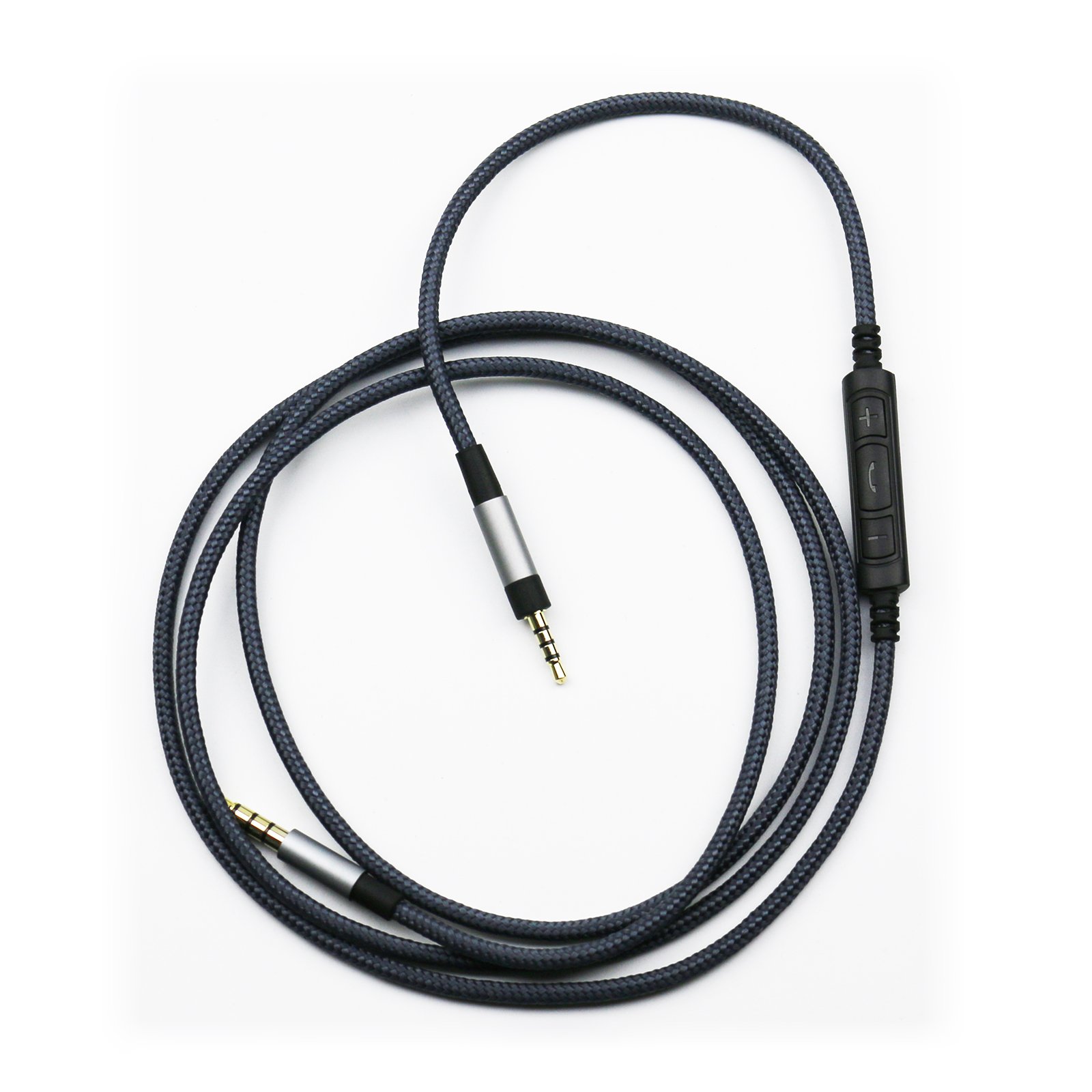 NewFantasia Replacement Cable Compatible with Bose QuietComfort, QuietComfort Ultra Headphones, Remote Volume Control Mic Compatible with Samsung Galaxy Android Phone 1.3m/4.3ft