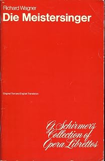 Die Meistersinger von Nurnberg: libretto  ed. 2539  - Compare price