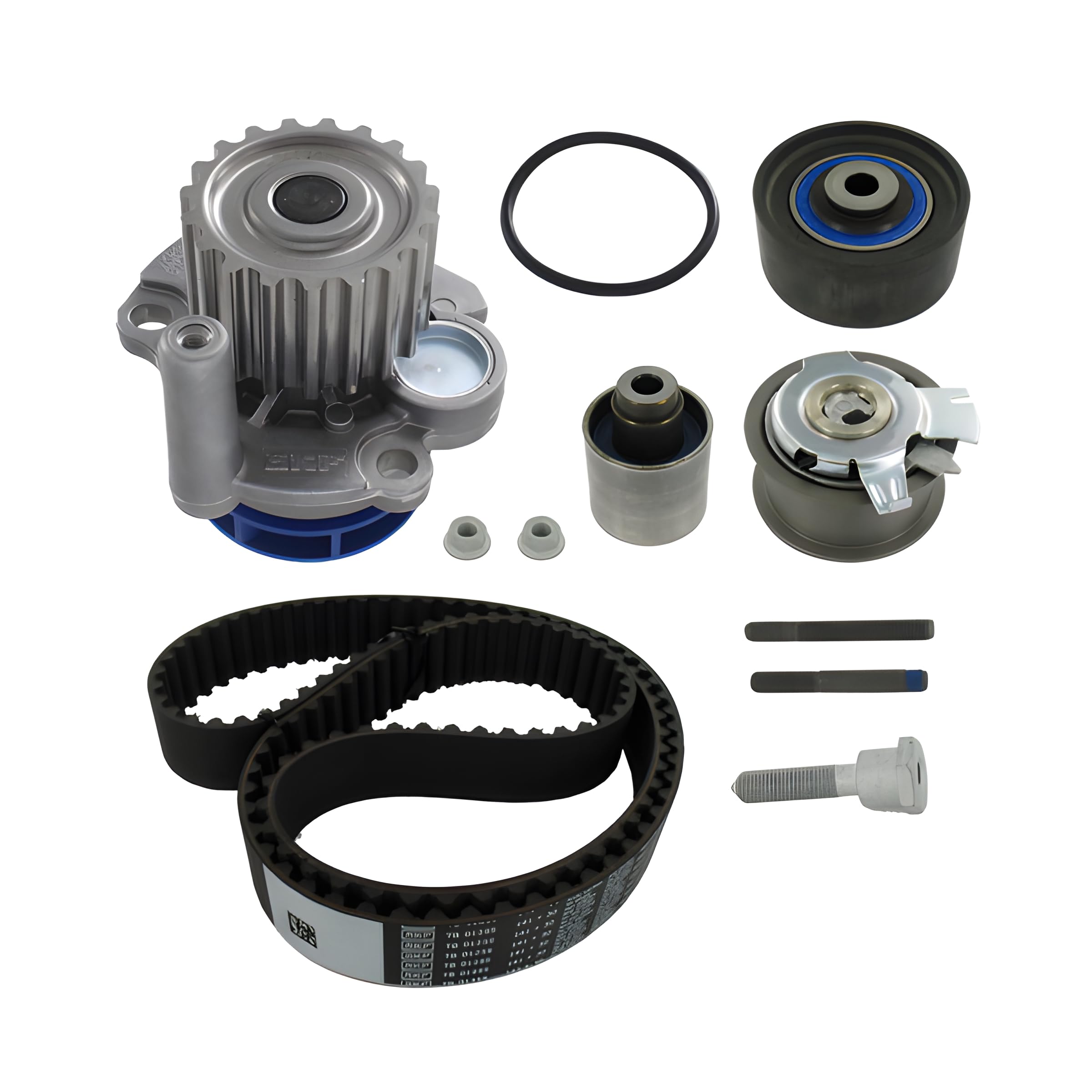 SKF VKMC 01259-1 Kit Tendicinghia con Pompa Acqua | Compatibile con: AUDI A3, A3 Sportback, SEAT ALTEA, ALTEA XL, LEON, TOLEDO III, SKODA OCTAVIA II, OCTAVIA II Combi, SUPERB II