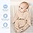 SleepingBaby Zipadee-Zip Transition Swaddle - Cozy Baby Swaddling Blanket with Zipper Convenience - Roomy Wearable Blanket for Easy Diaper Changes - 4-8 Month - Balanced Beige Heather
