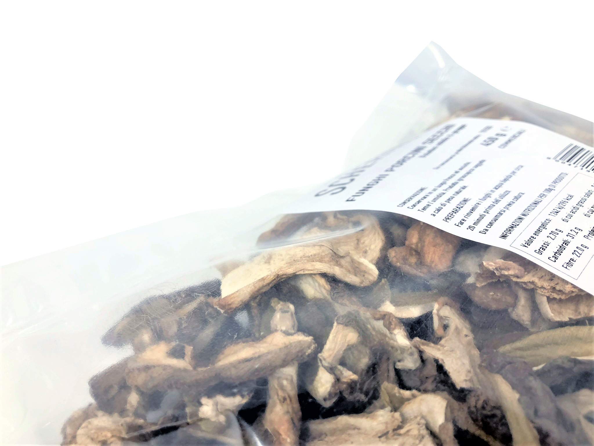 Scherini Valtellina - Raffinati funghi Porcini secchi per buongustai 450g COMMERCIALI