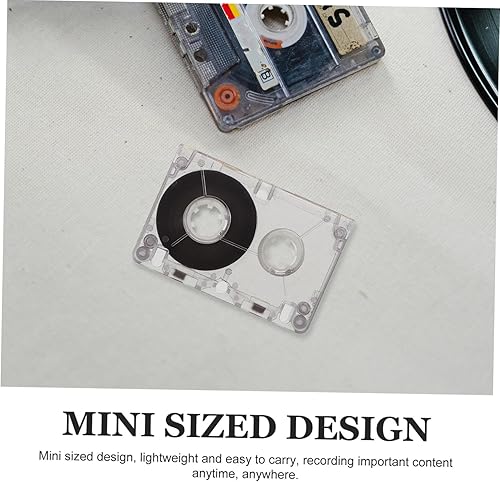 Miniatura 8 de Vaguelly Cinta de audio cintas decorativas casete vacío casete para colgar en pared retro de bricolaje