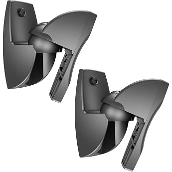 Vogel's VLB 500 Speaker Boxes Wall Mount Set, Swivelling and Tilting, Preassembled, Max. 5 kg, Environmentally Friendly Packa
