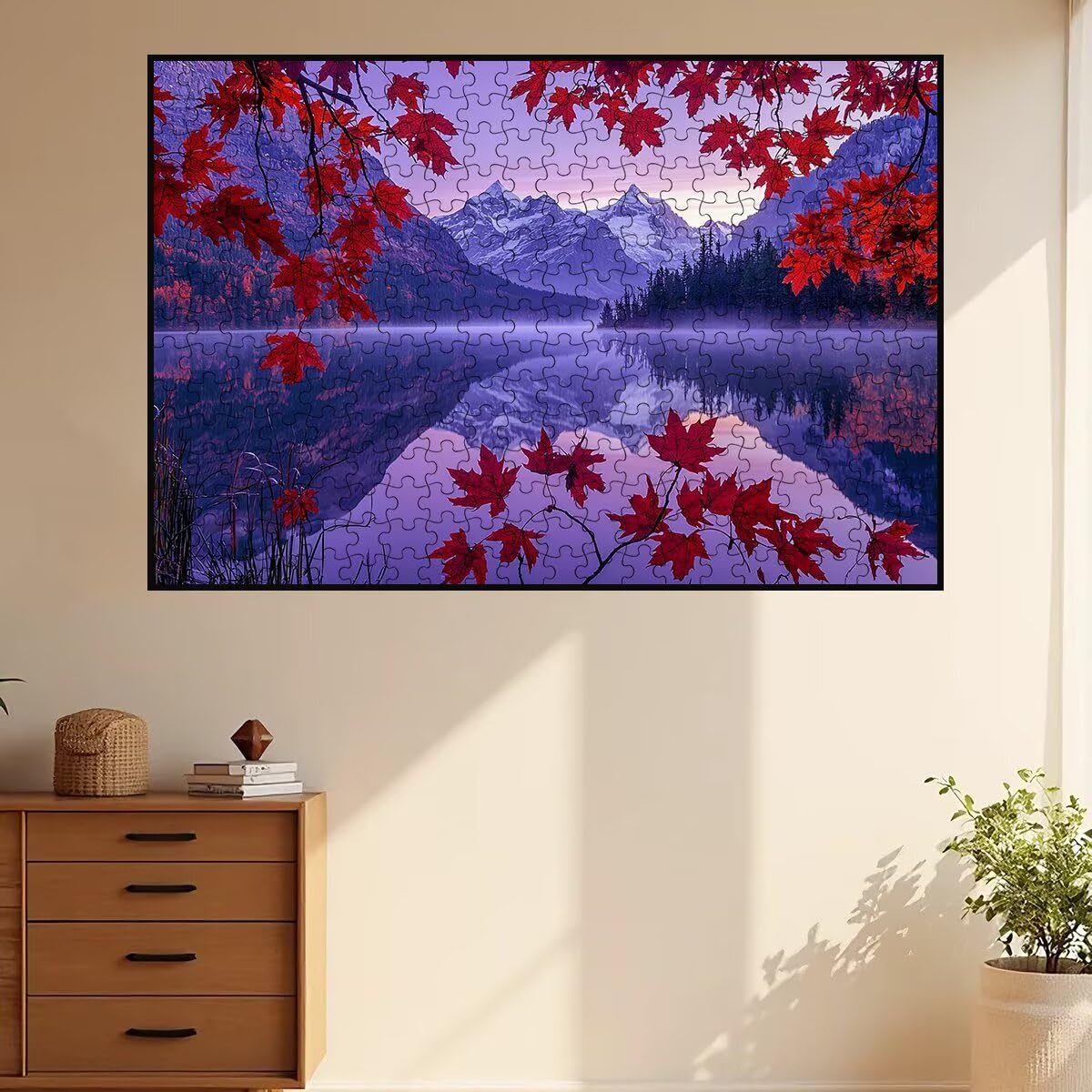 Puzzle 5000 sztuk ostrze, puzzle górskie, puzzle 5000 dorosłych, puzzle dla dorosłych z pudełkiem prezentowym, drewniane puzzle wyzwanie dla całej rodziny, oryginalne prezenty dla kobiet Decor -3826