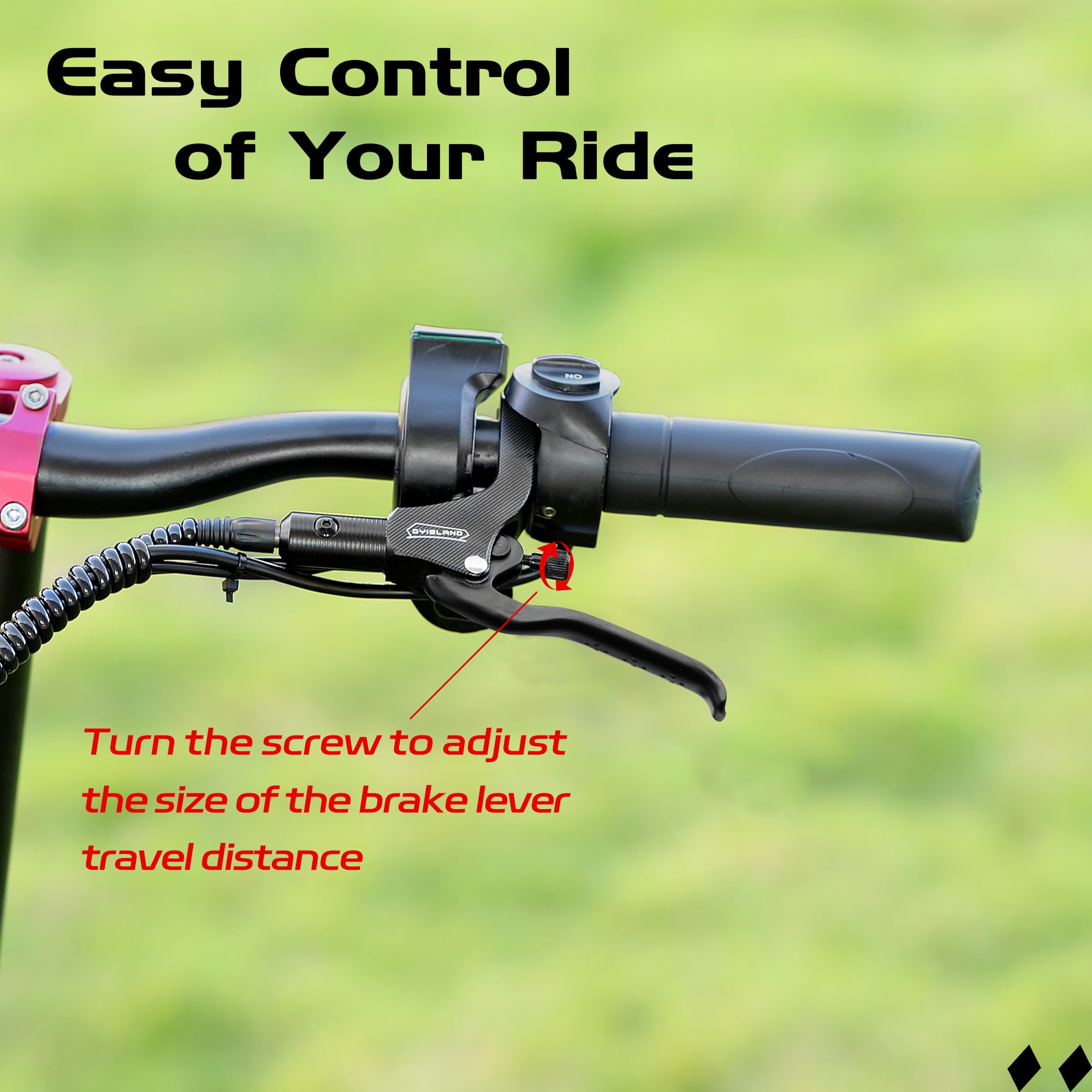 LD-210S Kit de Frenos de Disco hidráulicos,2-Pin/Kit de Frenos hidráulicos para Scooter eléctrico/E-Scooter