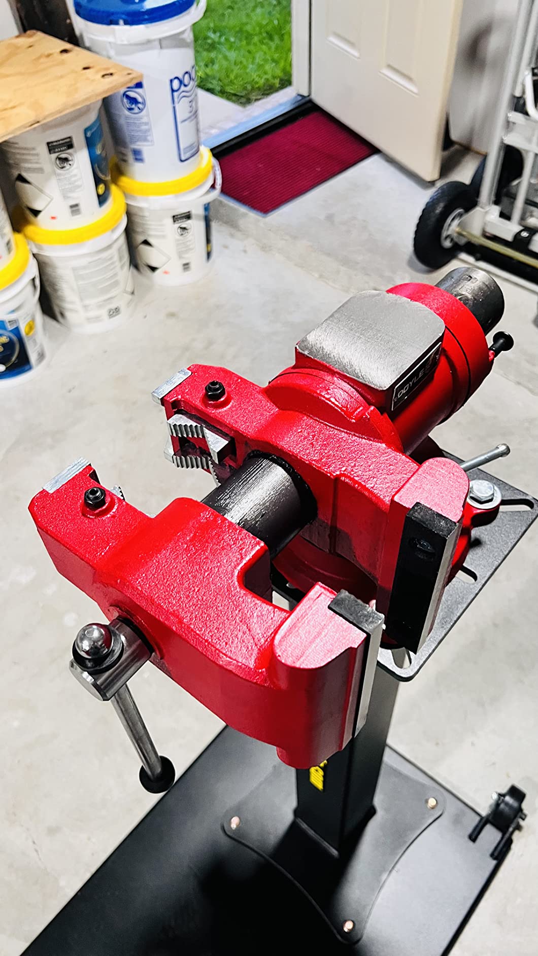 37/mo Finance VersaMount Mobile Vise and Grinder Floor Pedestal