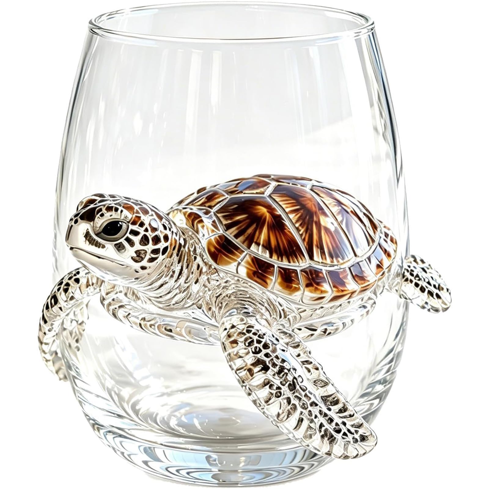 Vaso con pulpo de anillos azules para cócteles y cenas temáticas