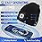 Keains Bluetooth Beanie with Light, Musical Knit Hat with Headphones and Built-in Speaker Mic, Gifts for Men Women Dad Black