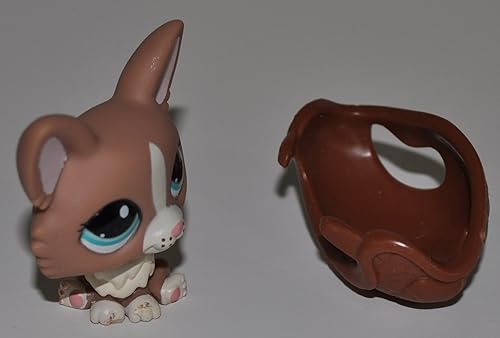 Miniatura 2 de Corgi #1864 con sombrero (bronceado, ojos azules)  Littlest Pet Shop (Retired) juguete de coleccionista  Figura individual de repuesto coleccionable