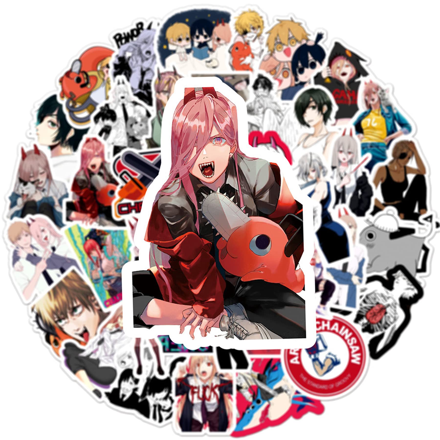 Sanmatic Black Clover Anime stickers voor laptop, bumper, skateboard, waterflessen, computer, telefoon, anime-stickerpakket voor kinderen/tieners, 100 stuks