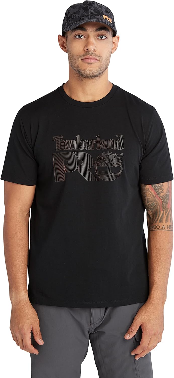 Timberland PRO Men's Core Textured Graphic Short-Sleeve T-Shirt