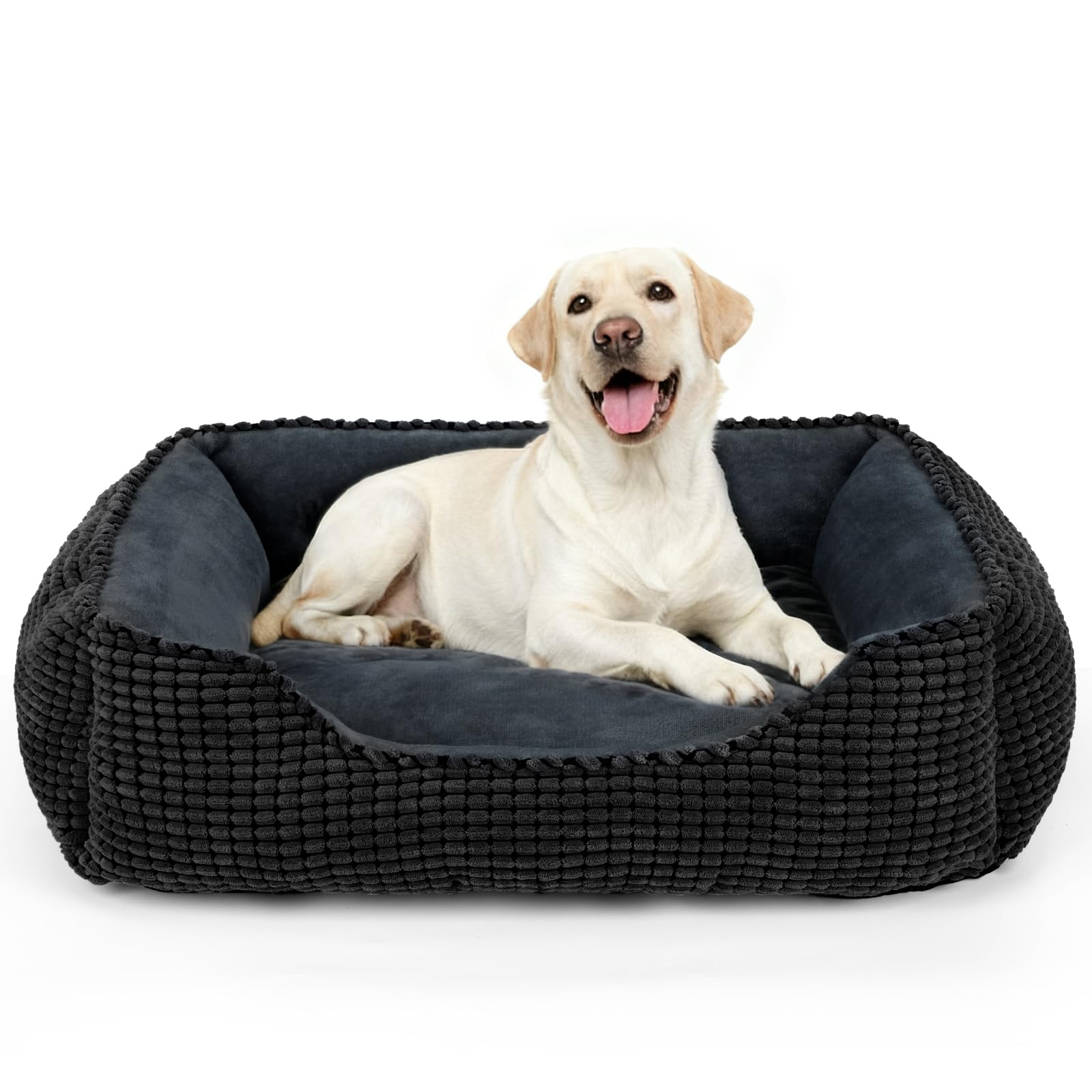 JOEJOY Cuccia Cane Interno, Cuccia per Cani Taglia Grande e Media, Cuscino per Cani Lavabile, Letto Cane Morbido Confortevole, 76x61x23cm