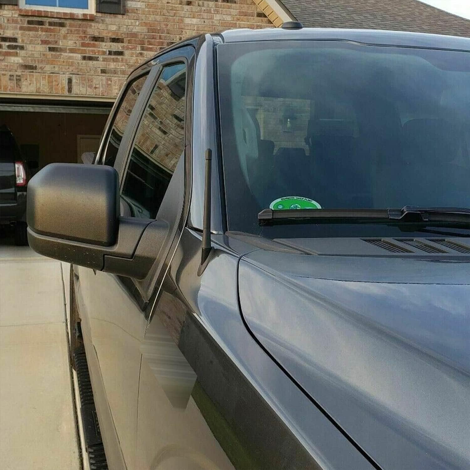 KSaAuto Short Antenna for Ford F150 F-150 2009-2026, 2017-2026 F-250 F-350, 2021-2024 Bronco, 7 Inch F150 Pickup Truck Short Antenna Ford F150 Accessories, Not for 2025 Bronco