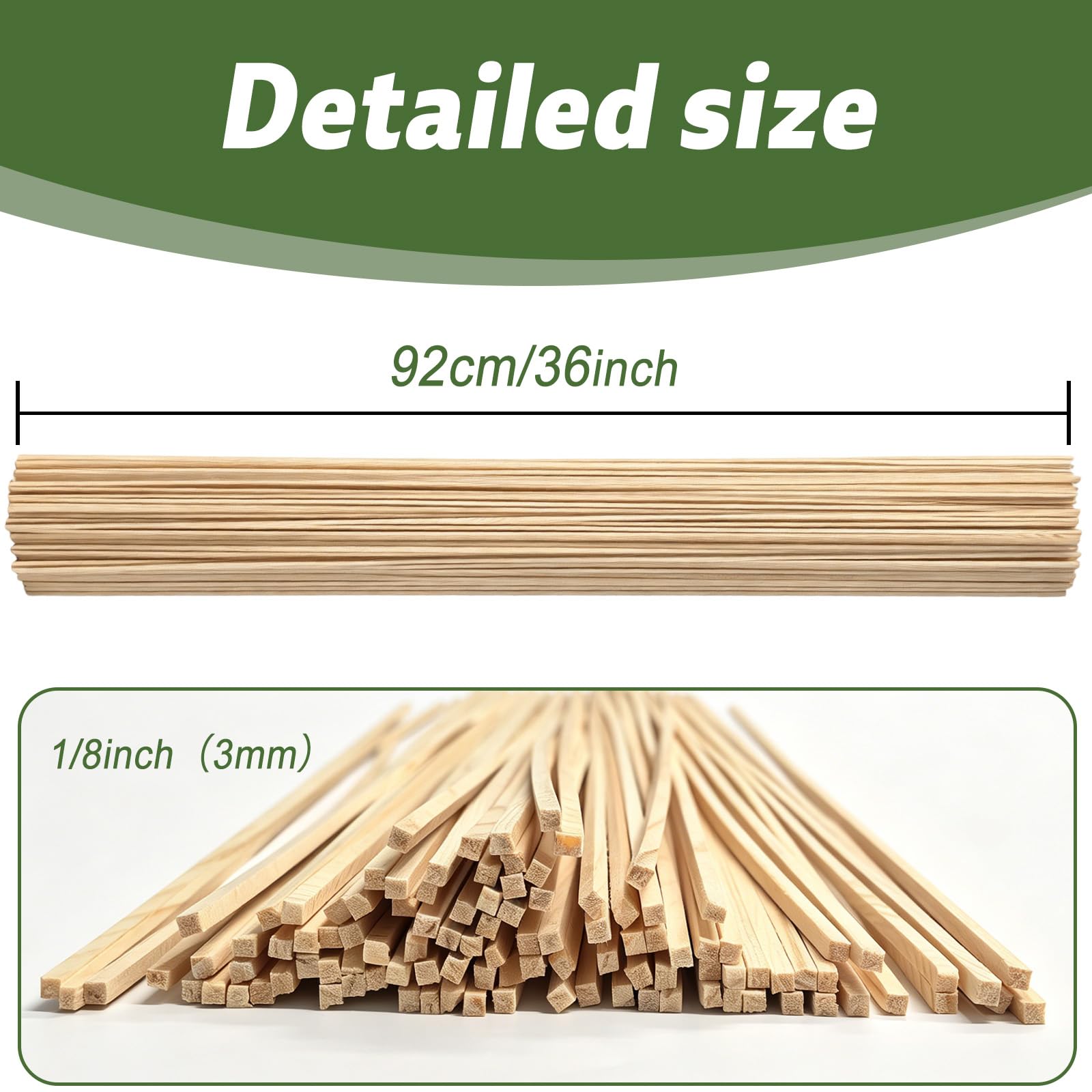 Pine Wood Sticks - Craft & DIY Supplies -2