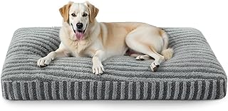 Pawk hundebet Grosse Hunde, XL Hundekissen Waschbar Abnehmbar, Hundekorb Flauschig Atmungsaktiv Anti-Rutsch, Hundebetten für Mittelgroße und Grosse Hunde, 107x69x10cm product image