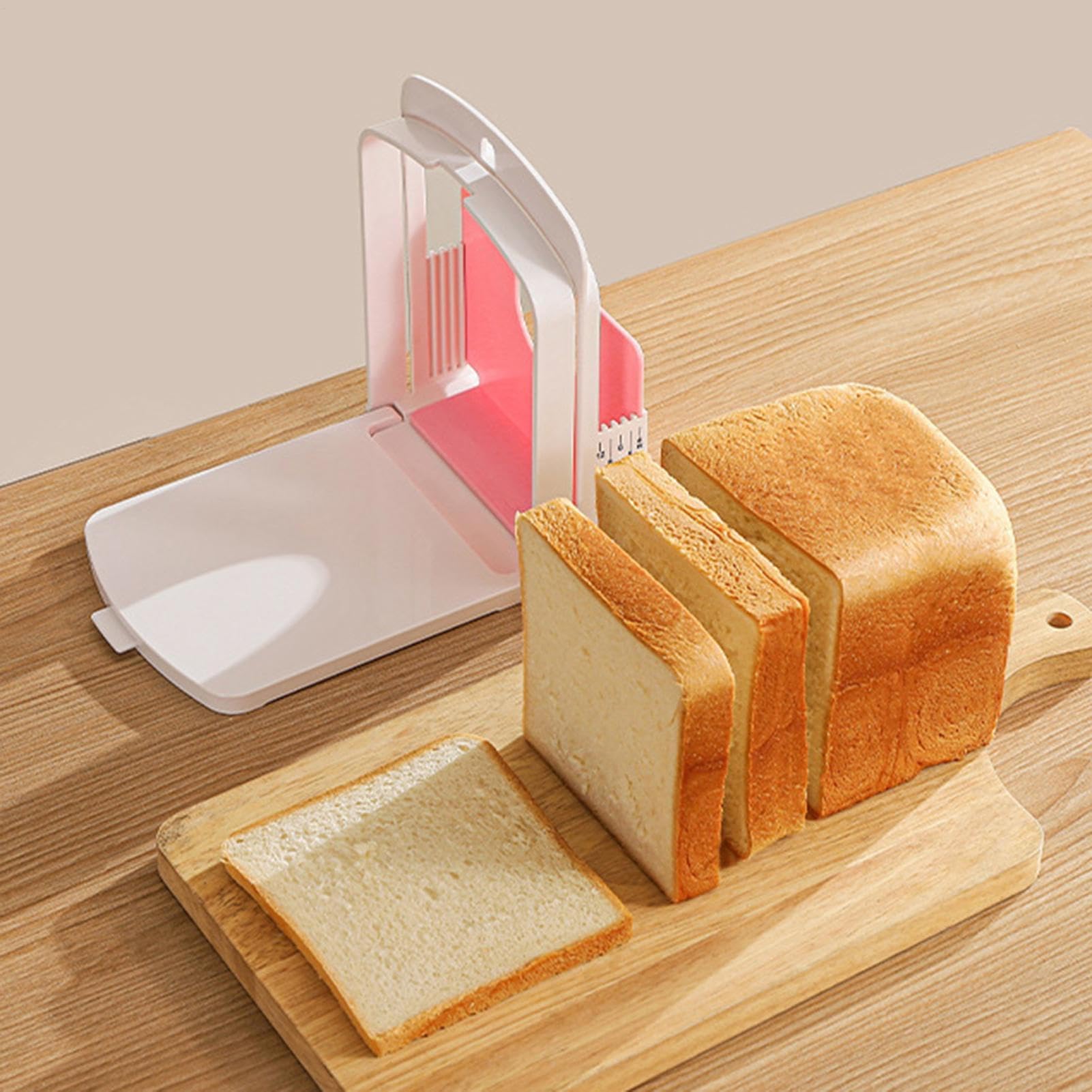 Affettatrice per pane – Affettatrice manuale fatta in casa per tagliare pane, toast, utensili da cucina per affettare arrosti, panini, bagel toast