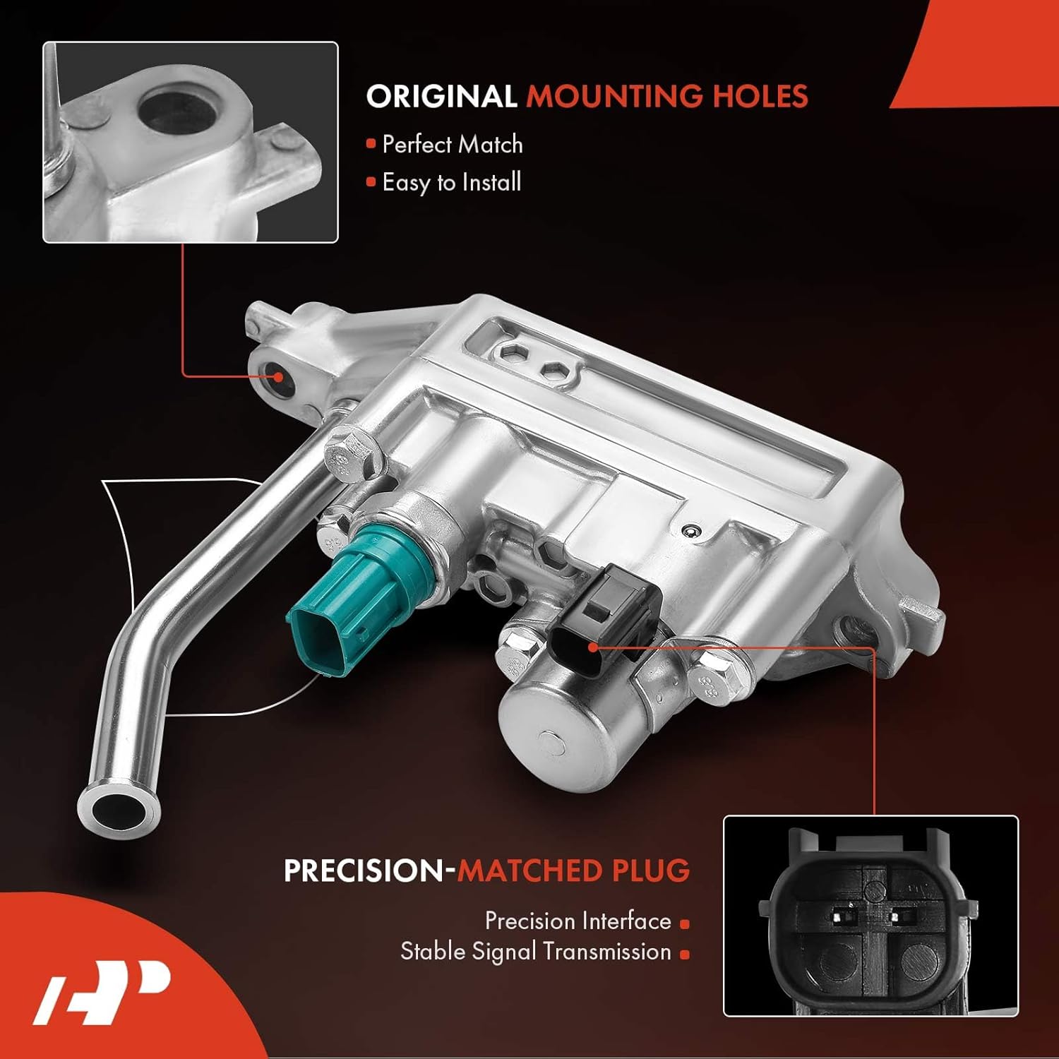 A-Premium Engine Variable Valve Timing (VVT) Solenoid Compatible with Honda Pilot 2016-2021, Odyssey 2018-2021, Ridgeline 2017-2020, Passport 2019-2020 & Acura MDX 2014-2020, 3.5L