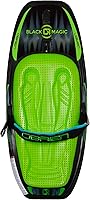 O'Brien Black Magic Kneeboard - Retractable Fins, Aquatic Hook, Stable Family Towable for Beginners & Adults