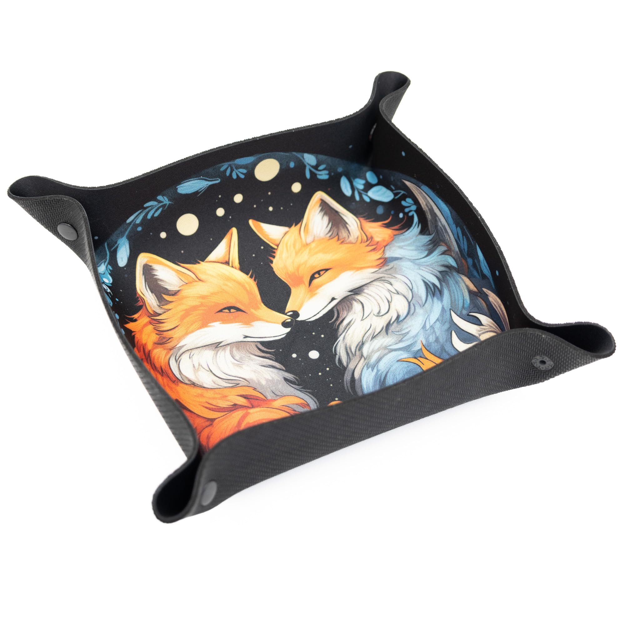 Playmats Foxy Souls Dice Tray For Tabletop Games And Rpg Compatible With Wonder Book, Roll Player, Ashes Reborn
