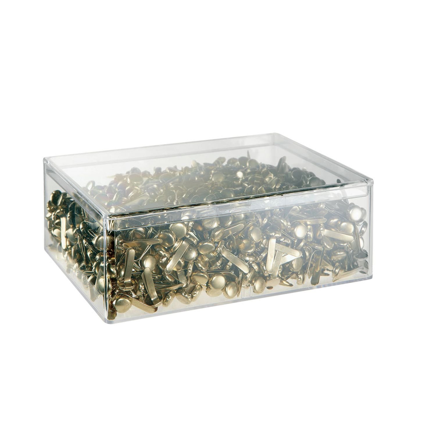 Fasteners, Round Head, Brass Plated, 1/2 Inch Shank, 8 Mm Head, 100