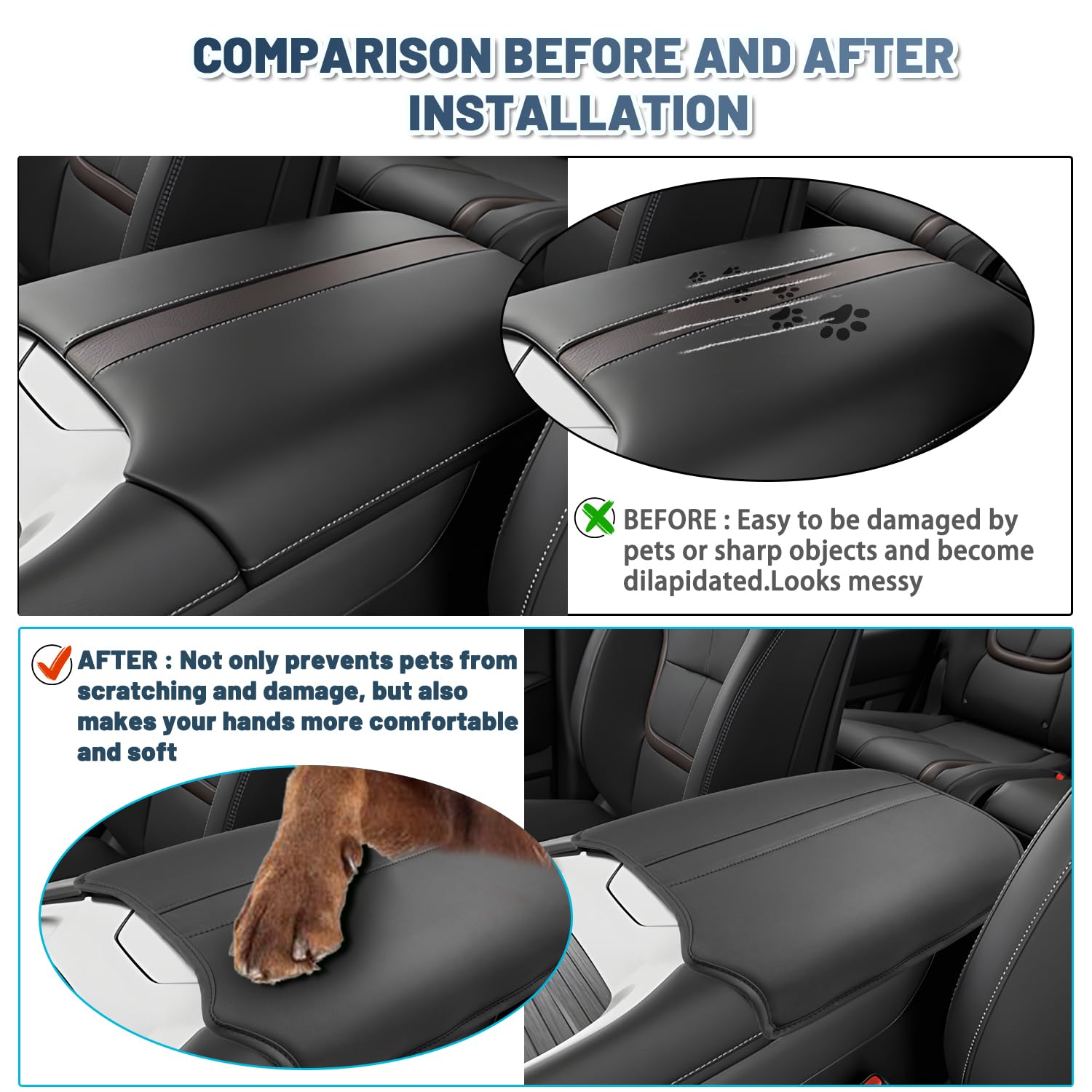 BIBIBO For 2025 Armada Center Console Cover 2025+ Nissan Armada (SV/SL - View #9