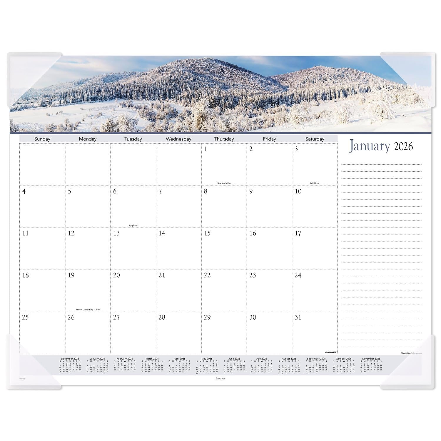 aag89802 – Einen Blick Panorama Landschaft Schreibunterlage Kalender