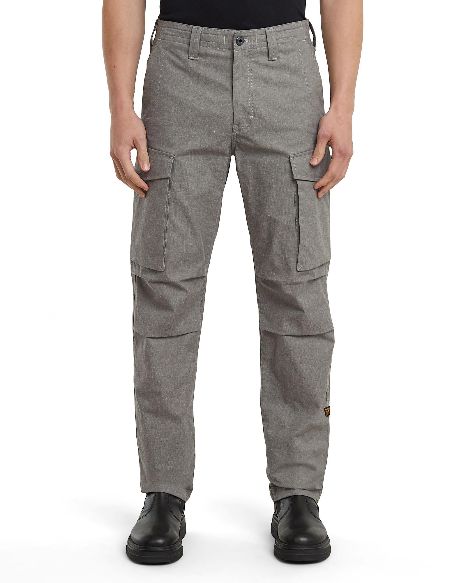 G-STAR Core Regular Cargo Pants, Multicolor (Gs Grey/Milk Dobby D24309-d921-h061), 27W / 32L Hombre