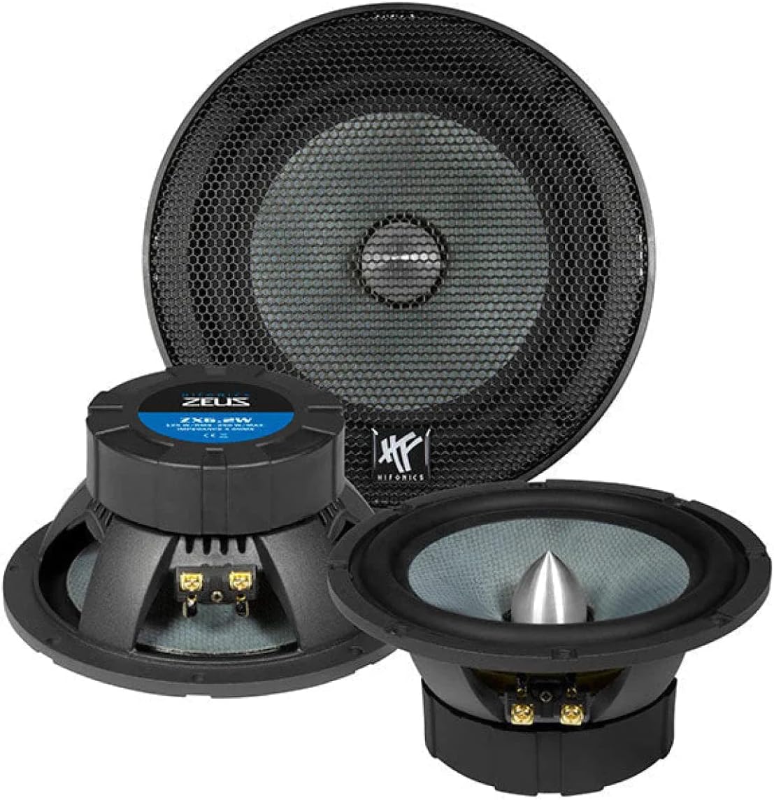 Hifonics ZX-6.2W 2-dro?ny koncentryczny g?o?nik do zabudowy 250 W Zawarto??: 1 szt.