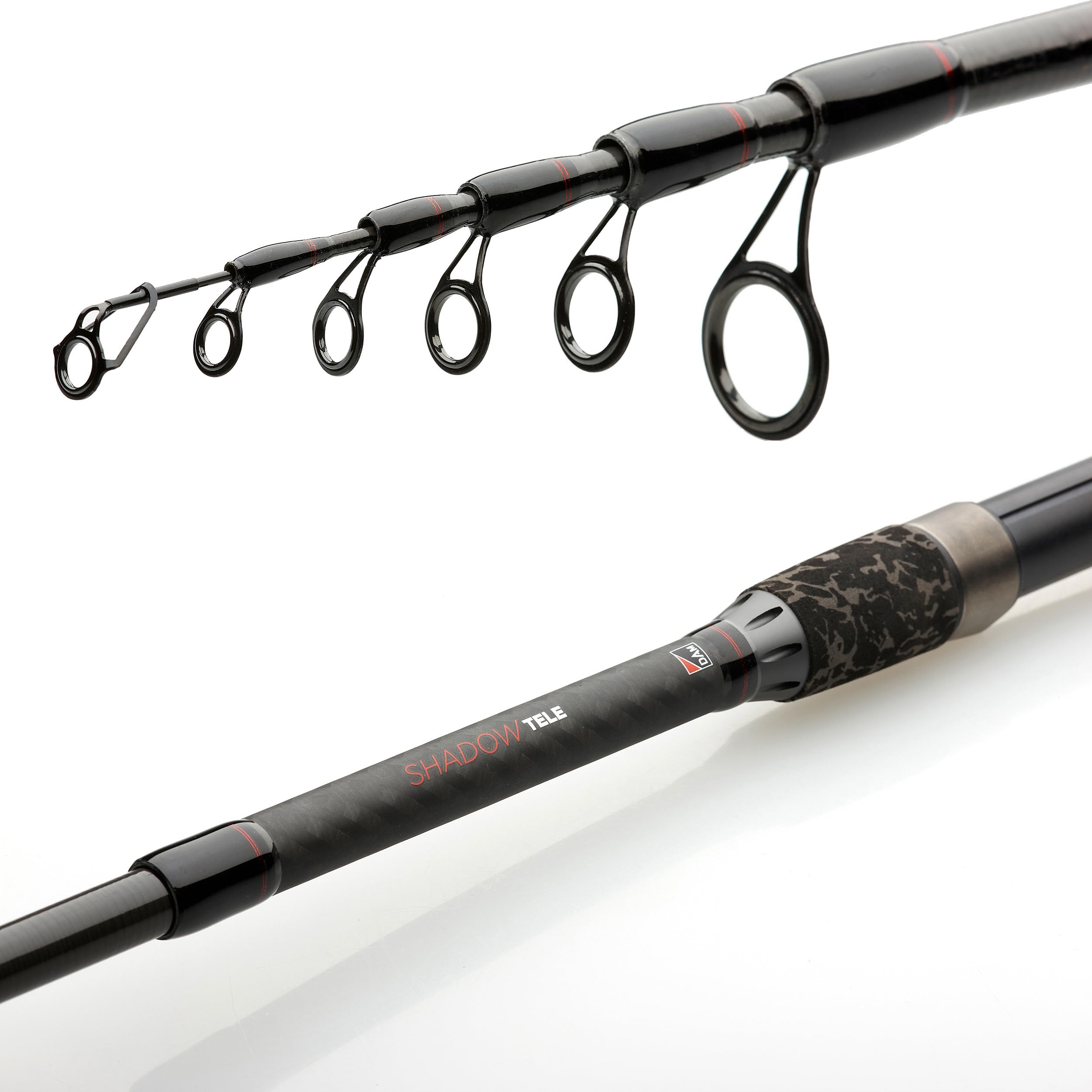 Fischzeux Angelset komplett Profi Tele - Shadow Allround Heavy, Raubfisch Set Hecht Zander