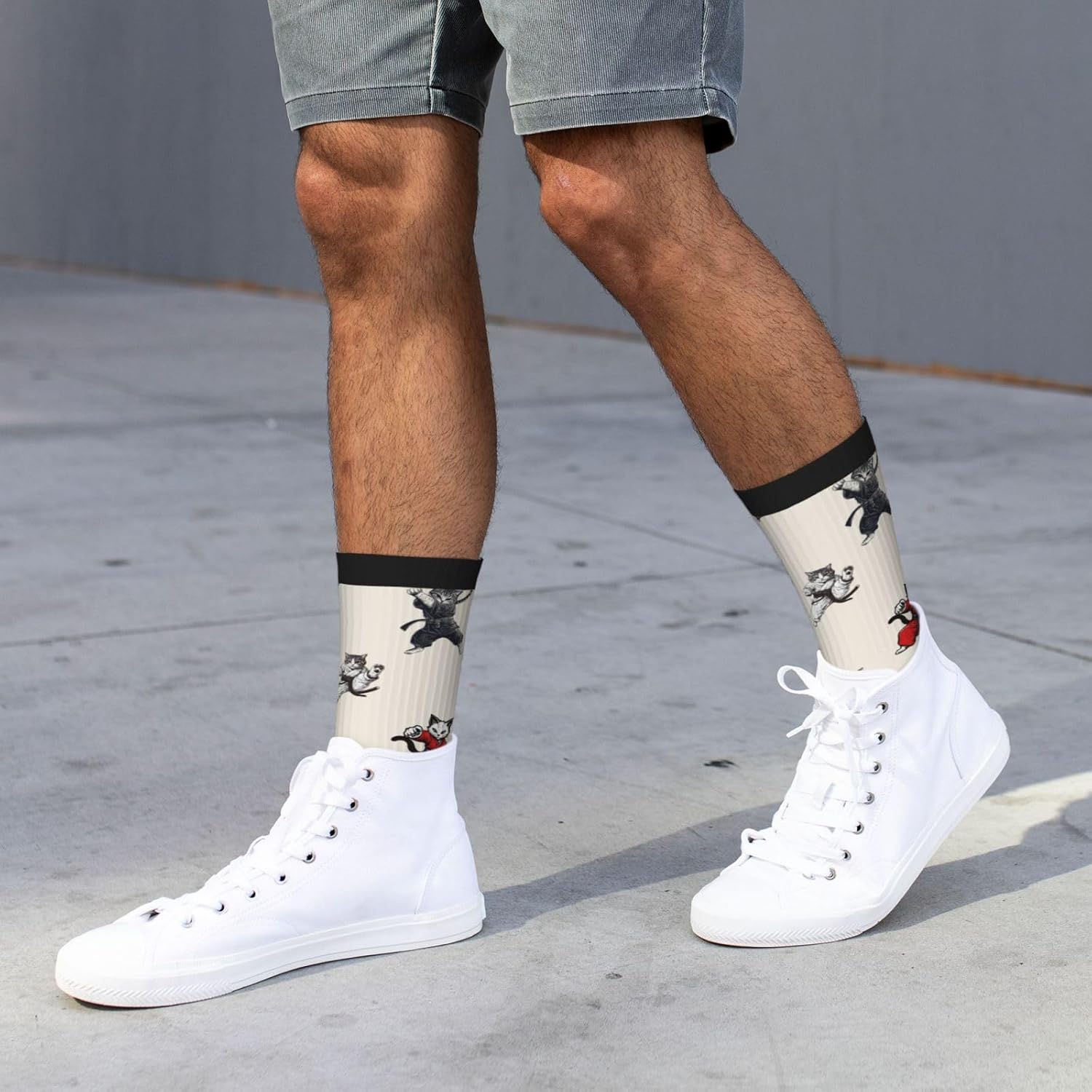 Alien Funny Socks Novelty Crew Socks For Women Men - Image 9