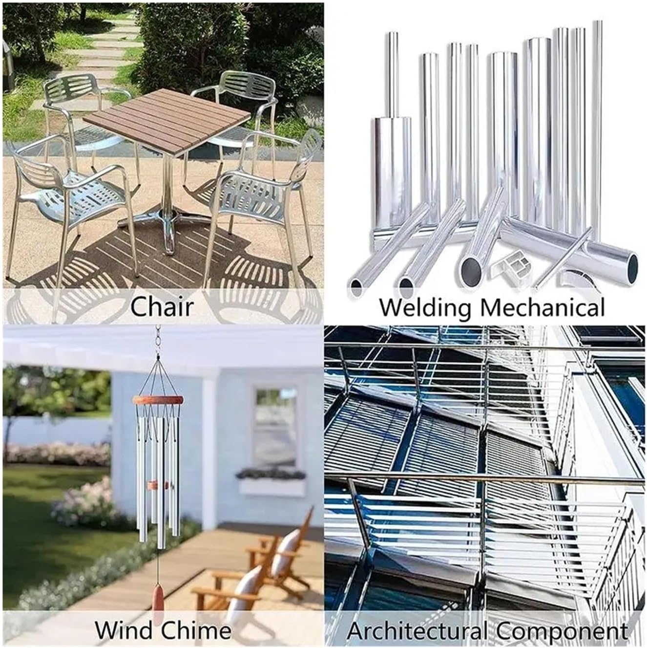 2pcs 304 Stainless Steel 500mm Capillary Hollow Straight Tube(OD10xWT2mm)