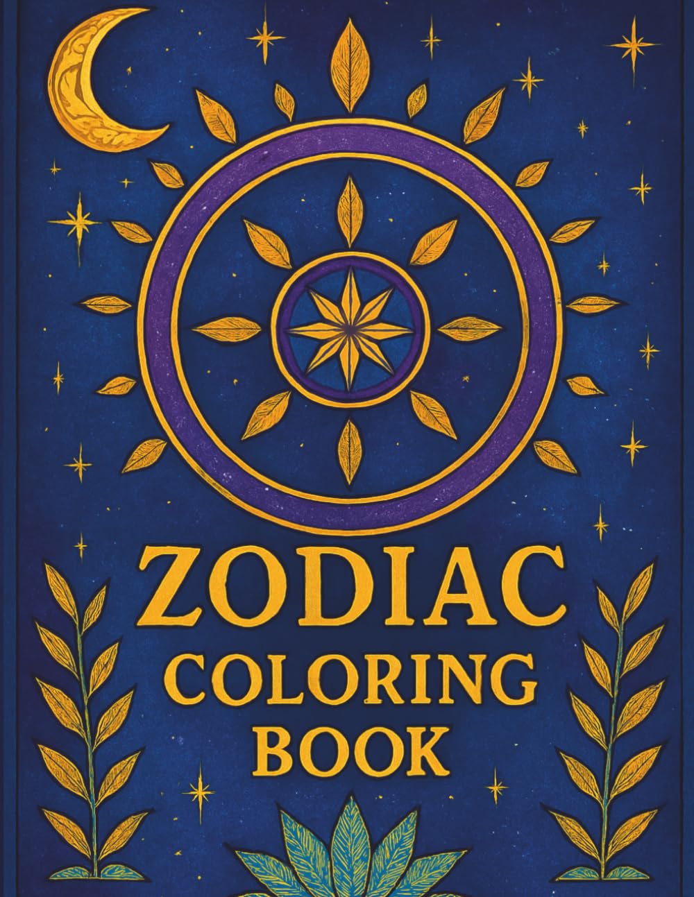 Zodiac Signs Adult Coloring Book | 13 Mytsical Designs - All 12 Zodiac Signs + Bonus Illustration | Astrology Art | Intricate Celestial Designs