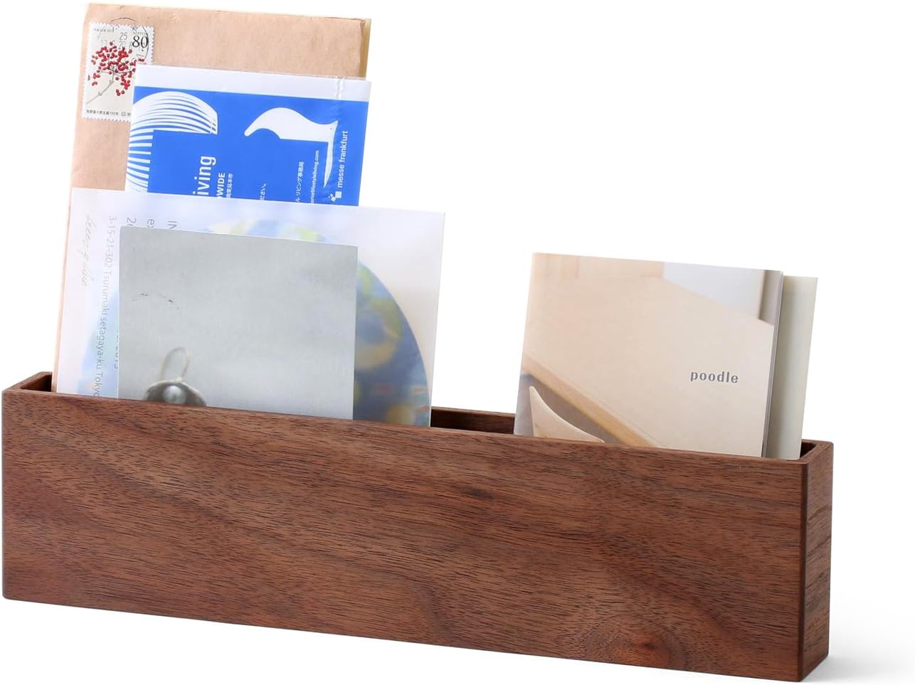 Amazon Yamasaki Design Works レターラック ウォールナット 引き出し仕切り トレー 文房具 オフィス用品