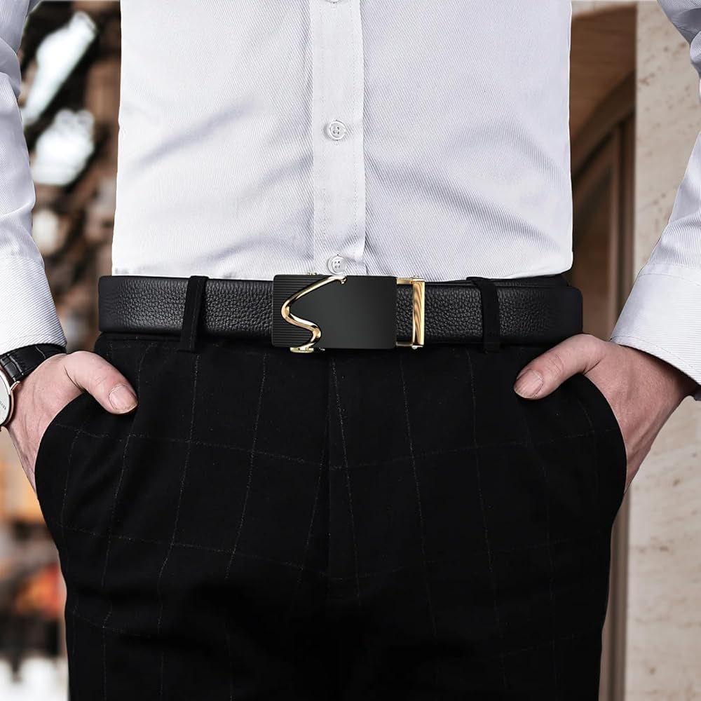 BuzToz Men's Belt,Leather Ratchet Dress Belts with Sliding Adjustable Belts Dress Casual Jeans Comfort Trim to Fit at Amazon Men's Clothing store BuzToz Men's Belt,Leather Ratchet Dress Belts with Sliding Adjustable Belts Dress Casual Jeans Comfort Trim to Fit at Amazon Men's Clothing store