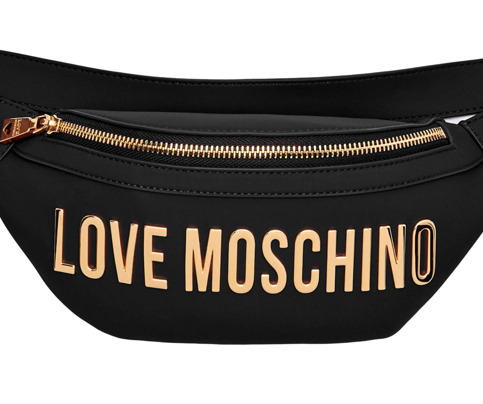 Love Moschino JC4195PP1NKD0000, Fanny Pack Mujer, Negro, Única, Negro, Talla única