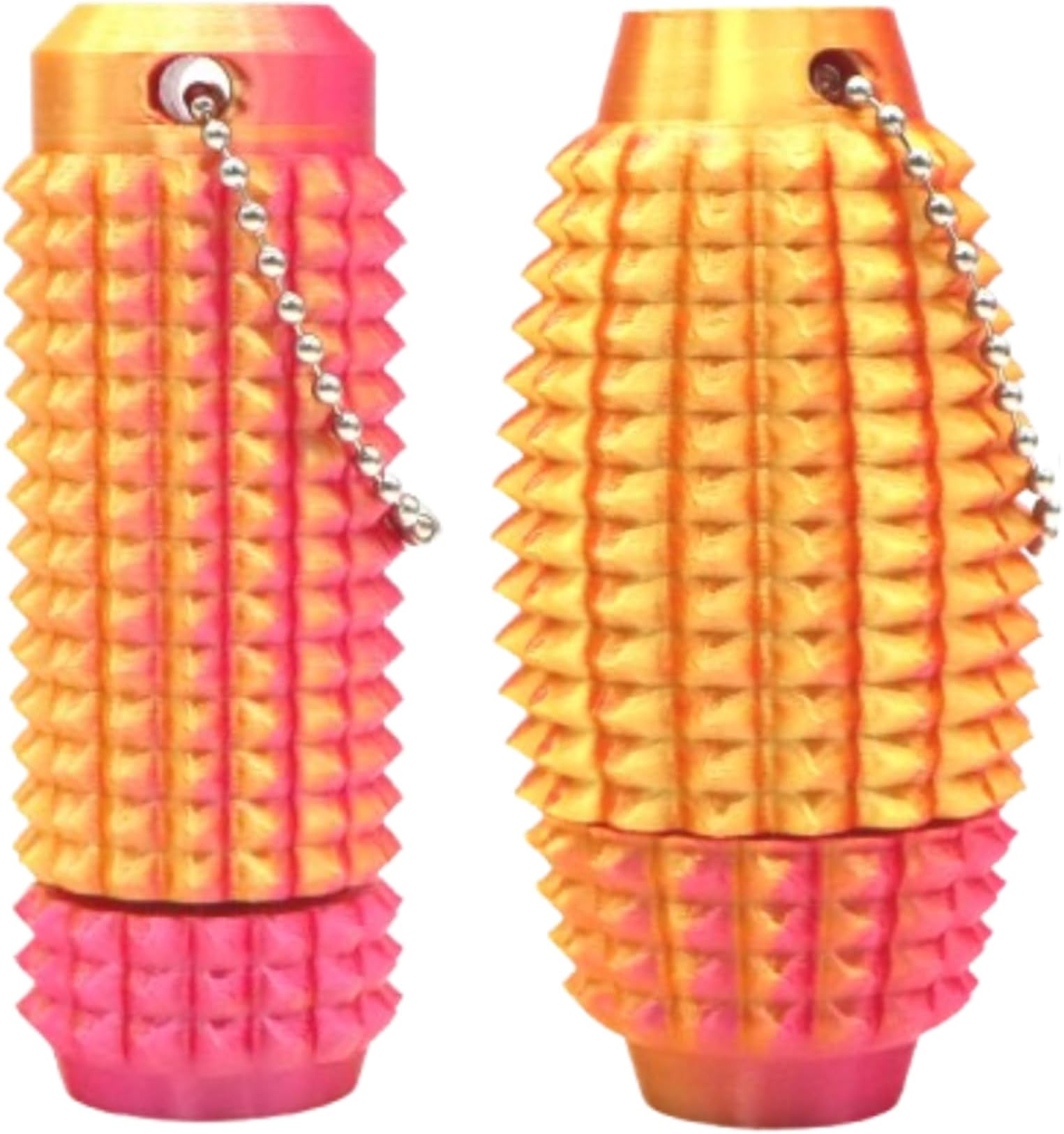 Button Click, Spinners, Pain Stim, 3-in-1 Design of Little Ouchies Fidget Toy with Keychain,Spiky Toys Stress Relief for Adults Friends Pocket Mini Fidget Toy Novelty Gifts