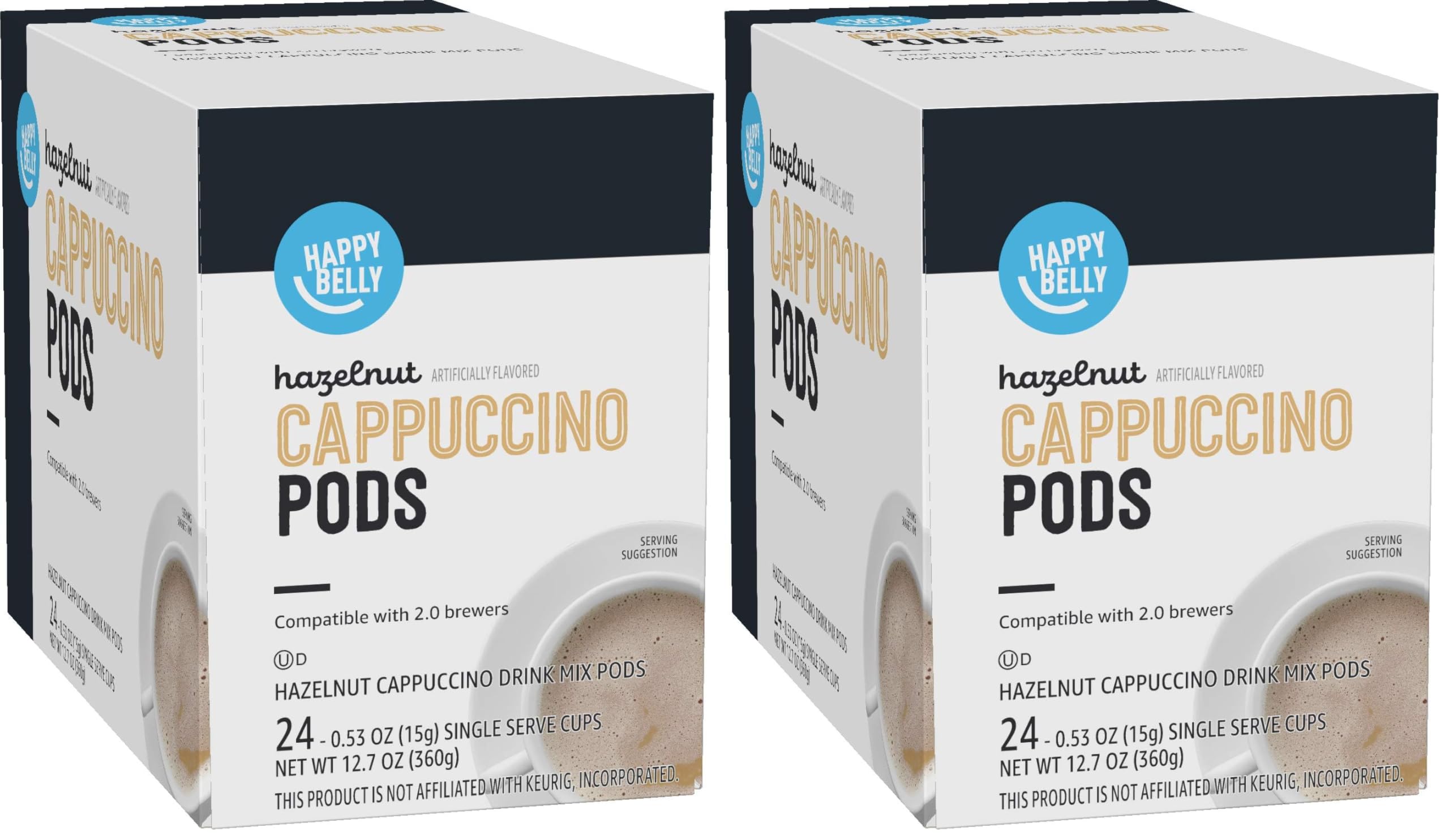 Amazon.com: Happy Belly Light Roast Coffee Pods | Hazelnut
