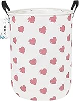 Vista 23 de Contenedor redondo de tela para almacenamiento, cesta decorativa, cesta organizadora con asas, para almacenamiento de ropa, libros y artículos