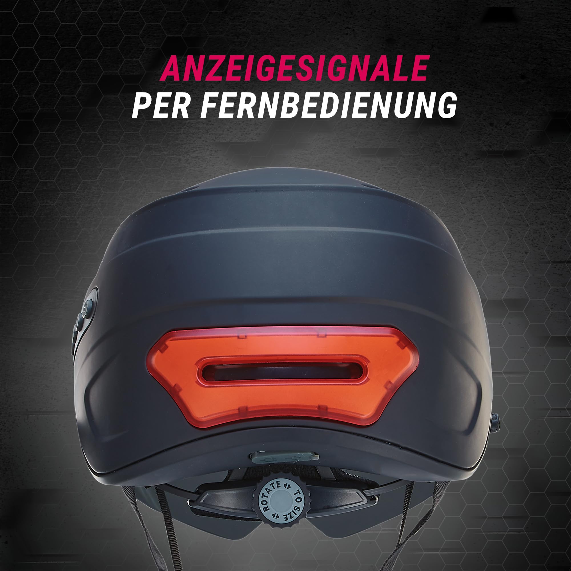 Prophete SMART Kask rowerowy dla dorosłych i młodzieży, technologia Inmold, Bluetooth, aparat Full-HD, system głośnomówiący, nawigacja i sterowanie muzyką, czarny, rozmiar M (54-58 cm)