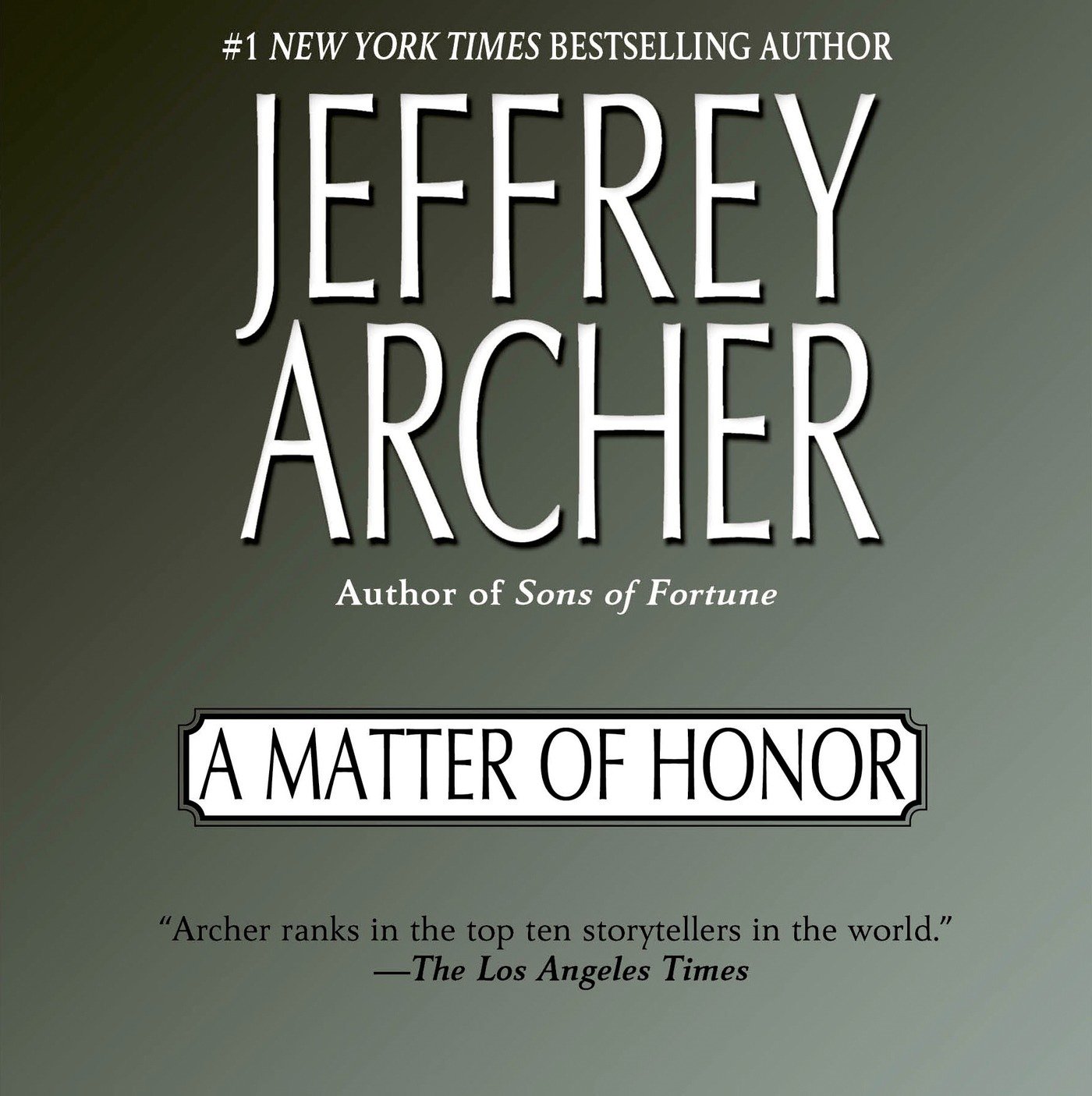 A Matter of Honor