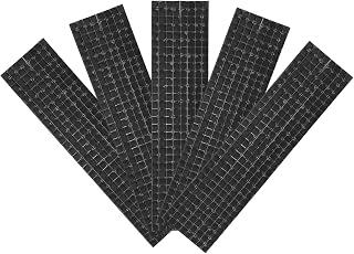 sourcing map 4720 piezas autoadhesivas de azulejos de discoteca de 5 x 5 mm, mini azulejos de espejo de mosaico cuadrados de vidrio para hacer decoraciones de bolas de discoteca, color negro