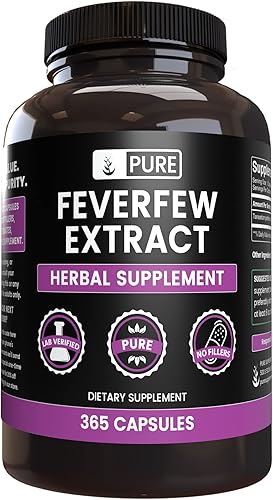 Pure Original Ingredients Extracto de matricaria (365 cápsulas) sin magnesio o rellenos de arroz, siempre puro, verificado por laboratorio