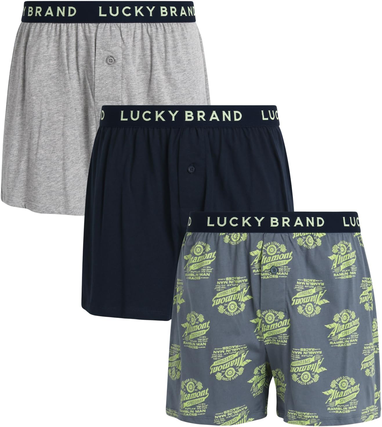 Lucky Brand Mens Boxer Shorts – Pack Knitted Malaysia Ubuy