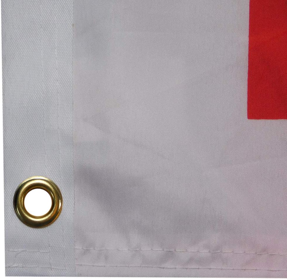 Trade Winds Bedford Vince AUT Morire Premium Quality Heavy Duty Fade Resistant Double Sided 100D Woven Poly Nylon 3x5 3'x5' Flag Banner Grommets (RUF)