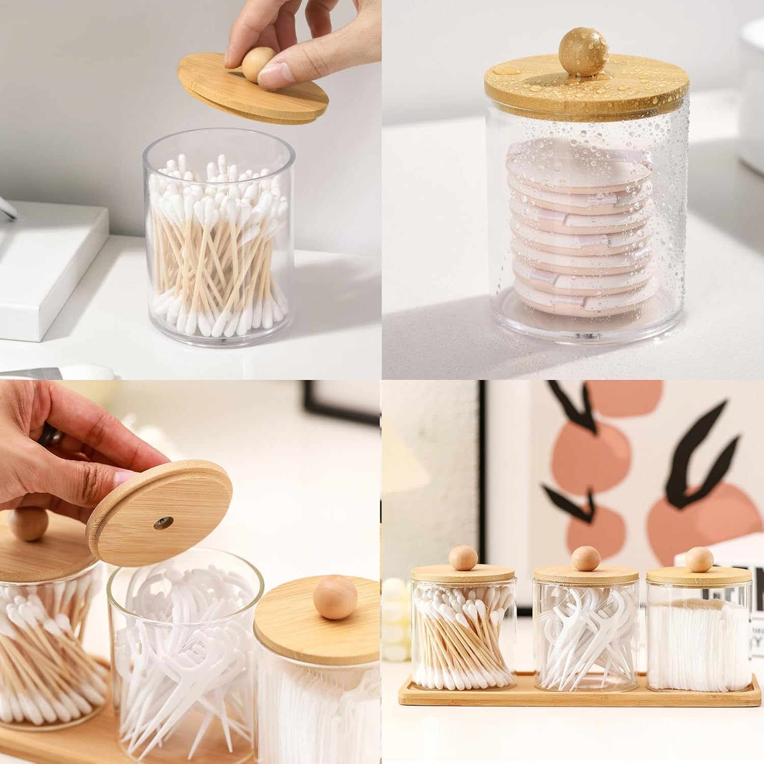 Icegrey Bathroom Accessories Set, 25PCS Bathroom Set with Shower Curtain Set and Rugs, Trash Can, Toothbrush Holder, Soap Dispenser, Soap Dish, Toilet Brush, Trash Can and Towel, Pink