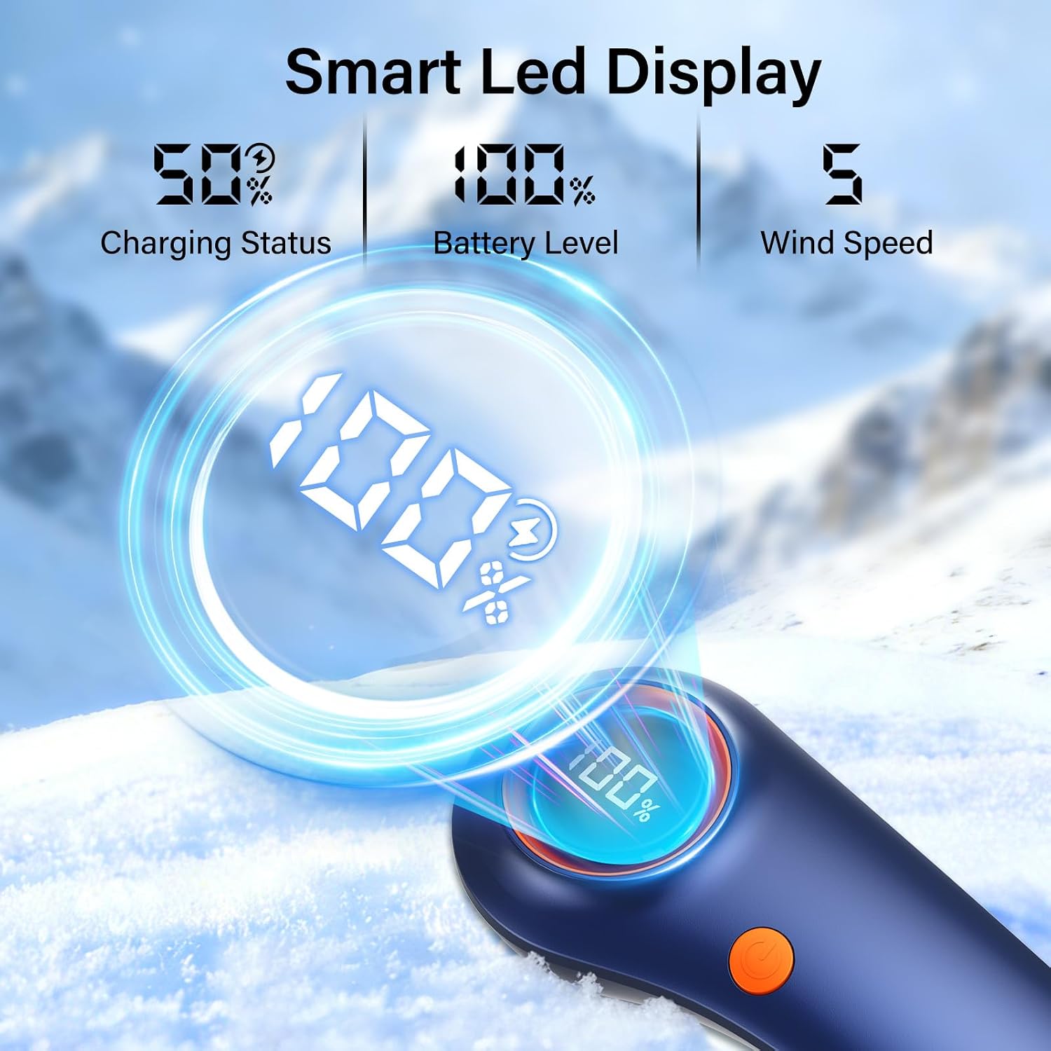 Portable Neck Fan, Quiet Cooling Neck Fan for Travel image 4