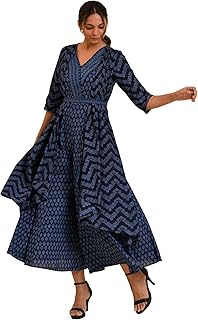 w for woman Floral 3/4 Sleeves Cotton Women's Jumpsuit-picture-19