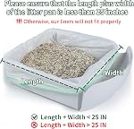 ANWA 40 Count Cat Litter Box Liners for Automatic Cat Litter Box and Litter Box Robot 4/3, Heavy-Duty, Extra Thick